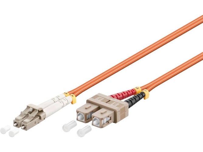 Cable Fibra Óptica GOOBAY (LC - SC - 7.5 m - Naranja)