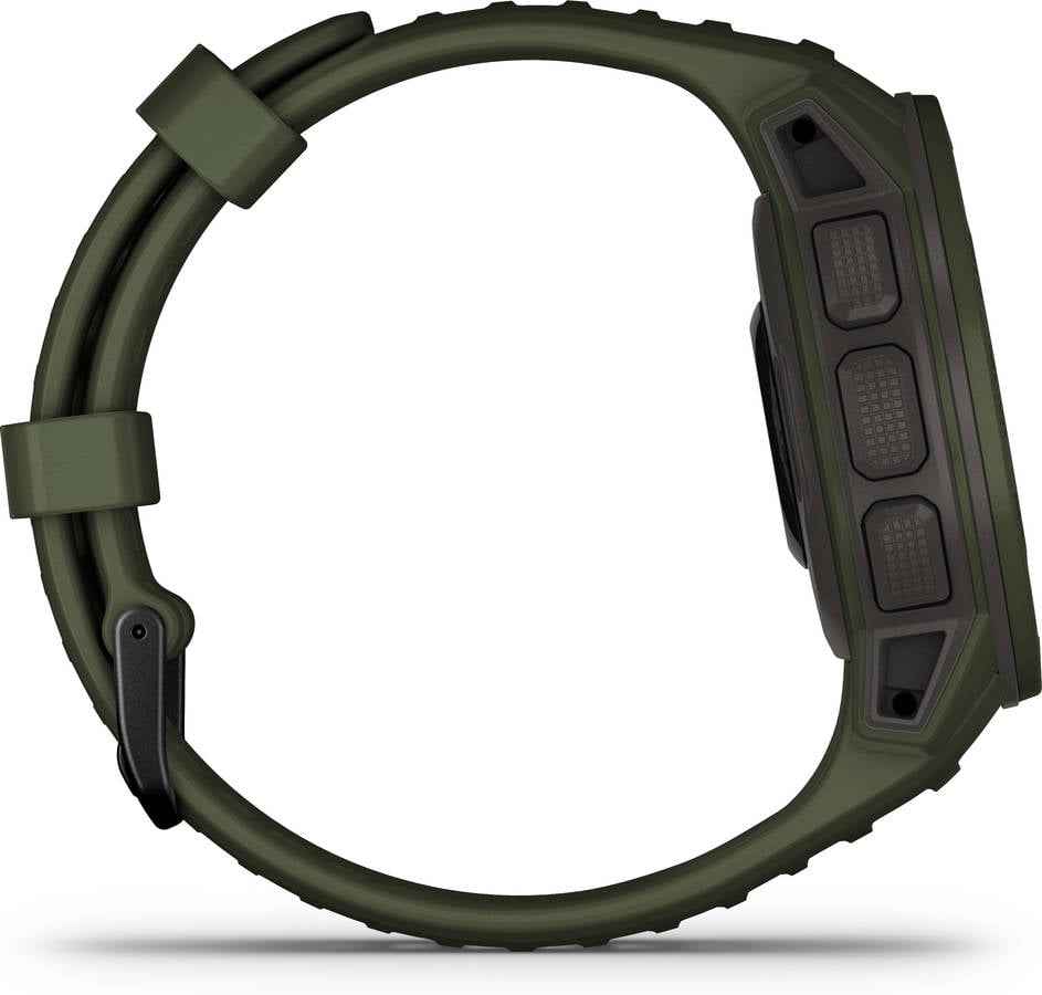 Reloj Deportivo GARMIN Instinct Solar (Bluetooth - Hasta 54 días de autonomía con energía solar - Verde)