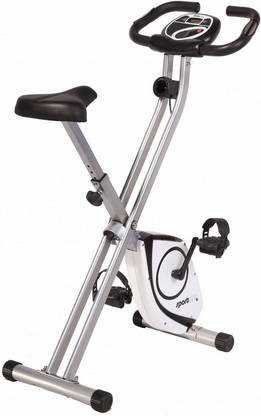 Bicicleta Estática SPORTPLUS X-Bike (Blanco - 111x45x83cm - Volante:  - Hasta: 100 kg)