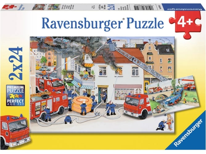 Puzzle RAVENSBURGUER Bombeiros (24 Piezas)