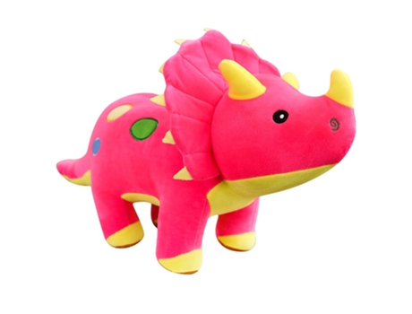 Dinosaurio de Peluche de Dibujos Animados Tyrannosaurus Lindo Muñeco de Peluche Rosa - 70Cm