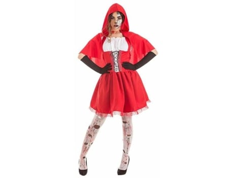 Disfraz para Adultos Halloween Caperucita Roja (3 Piezas)