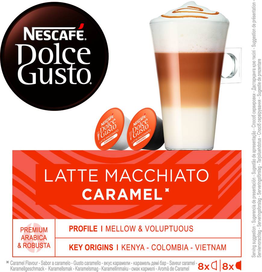 Café Dolce Gusto latte macchiato caramel