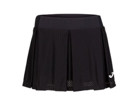 Falda de Mujer JOMA Break Negro para Tenis (Talla: XL)