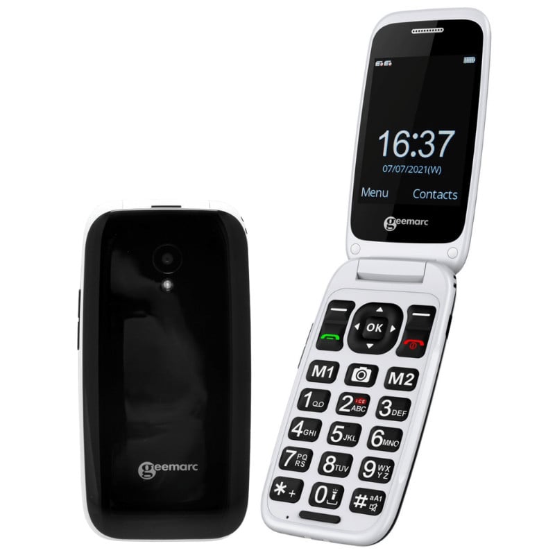 Teléfono GEEMARC Cl8700 Abatible Senior Con Botones Grandes 4G