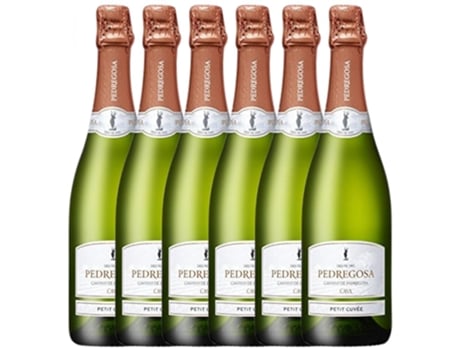 Espumante PEDREGOSA Pedregosa Petit Cuvée Brut Nature Cava Joven (0.75 L - 6 unidades)