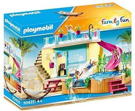 PLAYMOBIL: Bangalô con piscina - (Edad Mínima: 4 - 156 piezas)