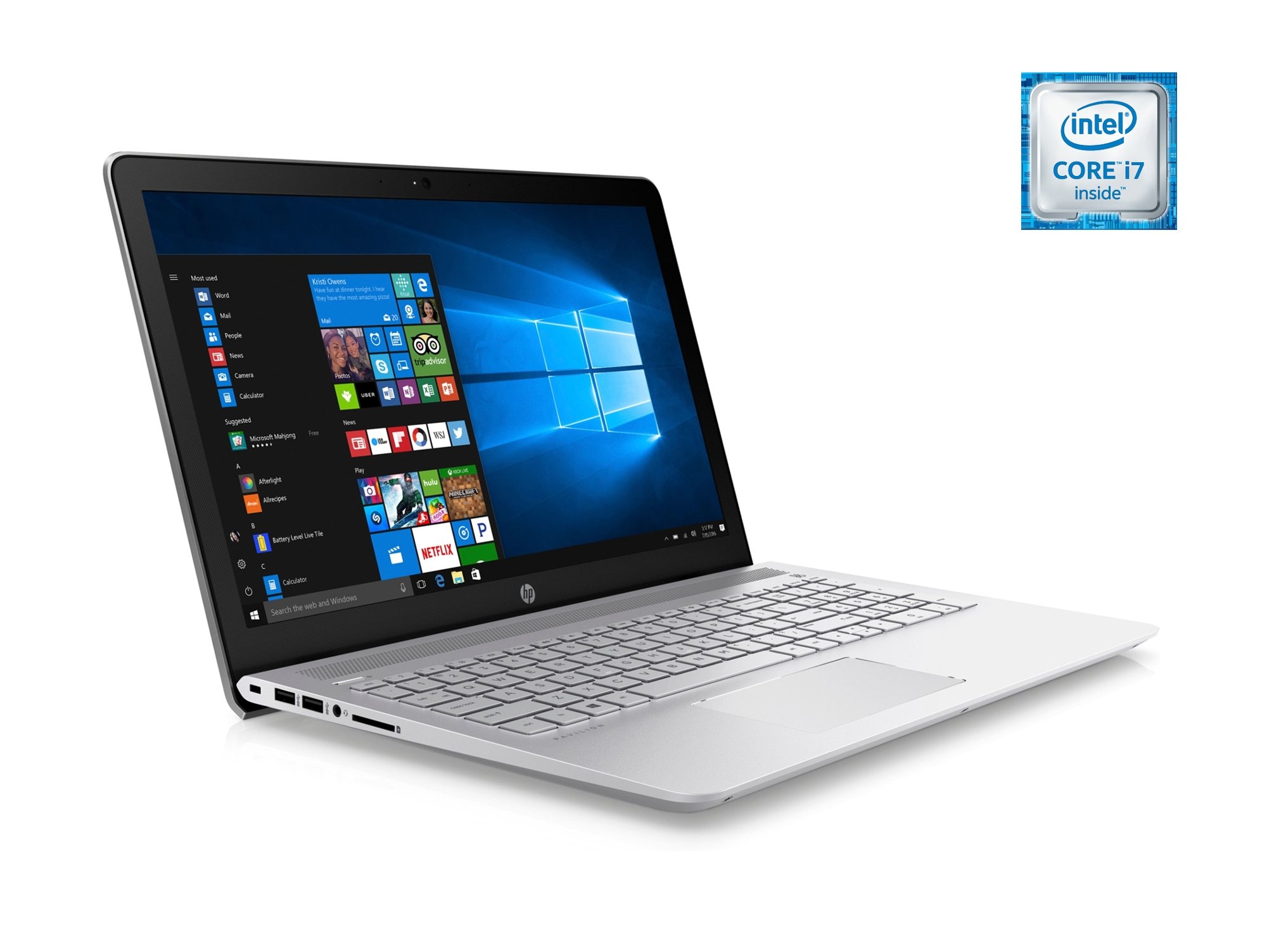 Portátil 15.6'' HP Pavilion 15-CC506NS (i7 - RAM: 8 GB - Disco duro: 1 TB HDD)