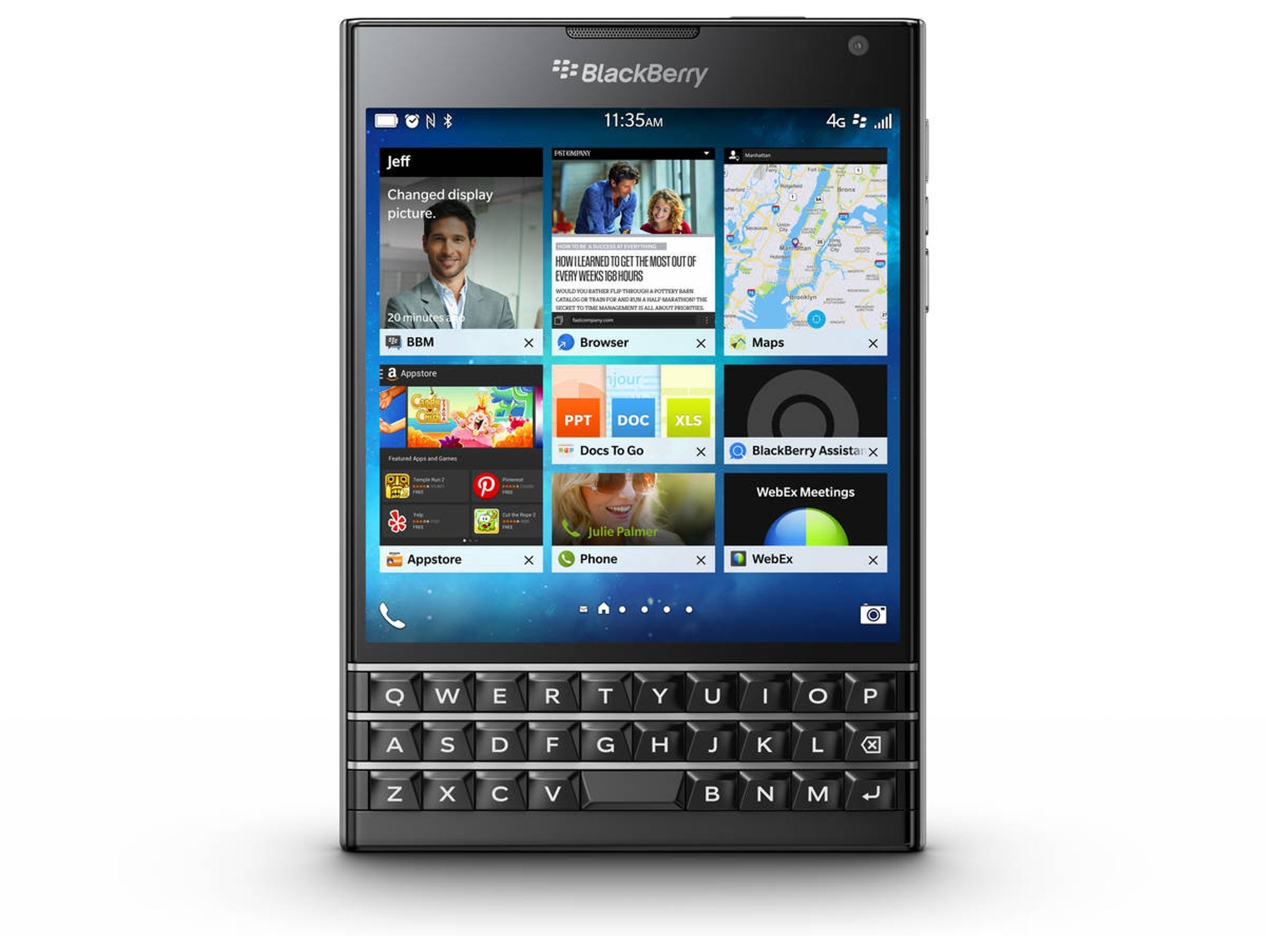 Smartphone BLACKBERRY Passport (4.5'' - 3 GB - 32 GB - Negro)