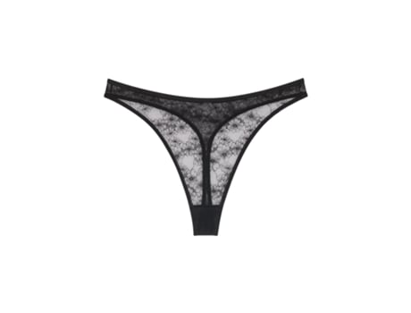 Tanga de Mujer TRIUMPH Cintura Alta Spotlight Negro (40)