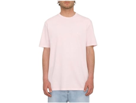 Camiseta de Hombre VOLCOM Corta Solid Rosa (M)