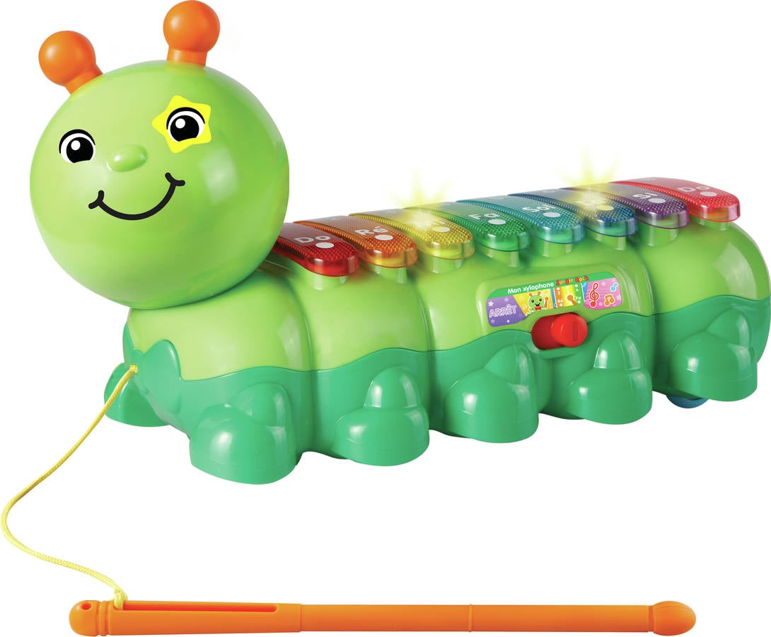 Vtech Jungle Rock xylophone chenille niñoniña juegos educativos aa 295 mm 463 120 470 320