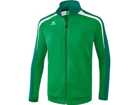 Chaqueta Entrenamiento Niños ERIMA Liga 2.0 (Verde y Blanco - 8 Años )