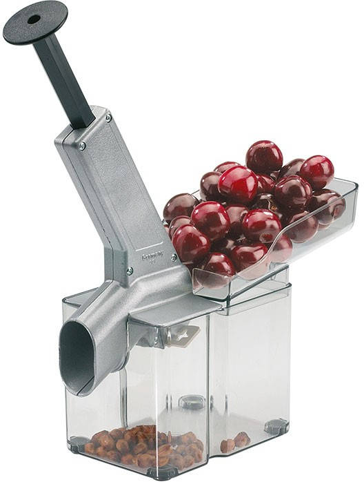 Westmark Deshuesador Cerezas con vertedor inclinado y recipiente grande plásticoacero inoxidablealuminio platanegrot descorazonador 40702260 snocciolaciliege utensilios