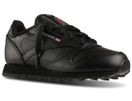 Zapatillas REEBOK Classic Leather Niños (31.5 - Negro)