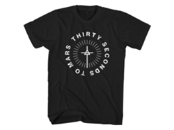 Camiseta ROCKINSTONE Thirty Seconds To Mars Logotipo Circular Camisa Thirty Seconds To Mars (S)