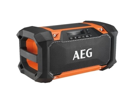 Radio AEG POWERTOOLS Brsp18-0 18V Bluetooth Alcance 30M 30W Am/Fm Pantalla Lcd Ip54 Sin Batería Ni Cargador