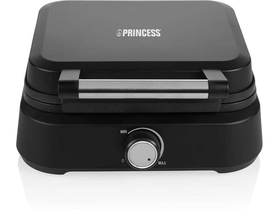 Princess 01.132398.01.001 Gofrera belga 1500 w baquelita 10 velocidades negro mate deluxe con termostato