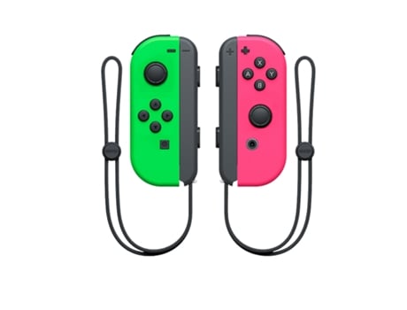 Joy-Con (L)/(R) para controladores Switch, captura de pantalla: verde/rosa