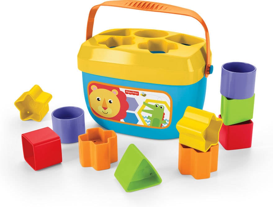 Juego Educativo FISHER PRICE Cubo Primeras Formas (Edad Mínima: 6 Meses - 14 x 14 x 20,5 cm)