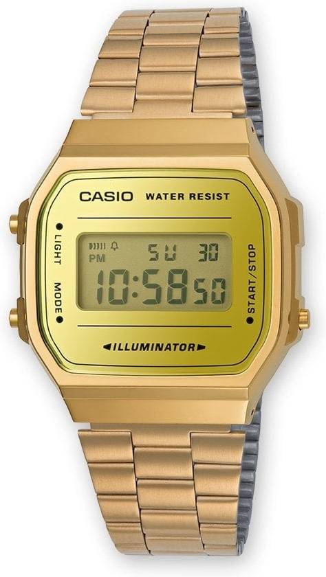 Reloj Digital CASIO Vintage Hombre (Acero - Dorado)