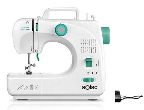 Máquina de coser automática electromecánica Solac Cotton 13.2