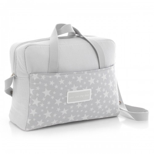 Bolso de maternidad CAMBRASS Star 17 x 39 x 32 cm Gris