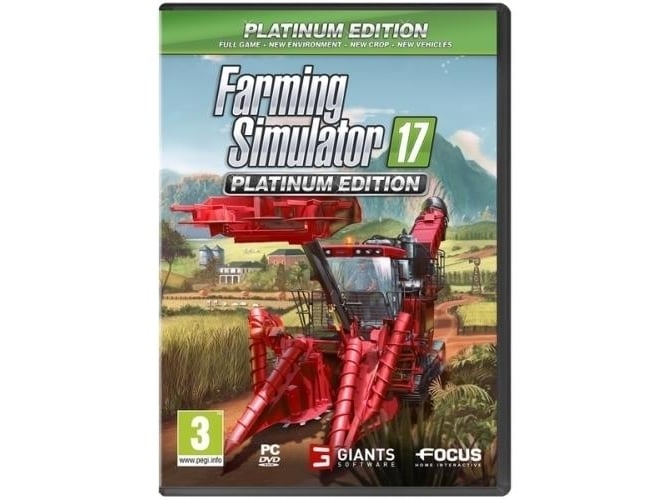 Juego PC Farming Simulator 17 (Platinum Edition)