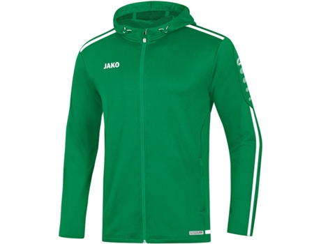 Chaqueta con Capucha para Niños JAKO Striker 2.0 (Verde y Blanco - 13/14 Años )