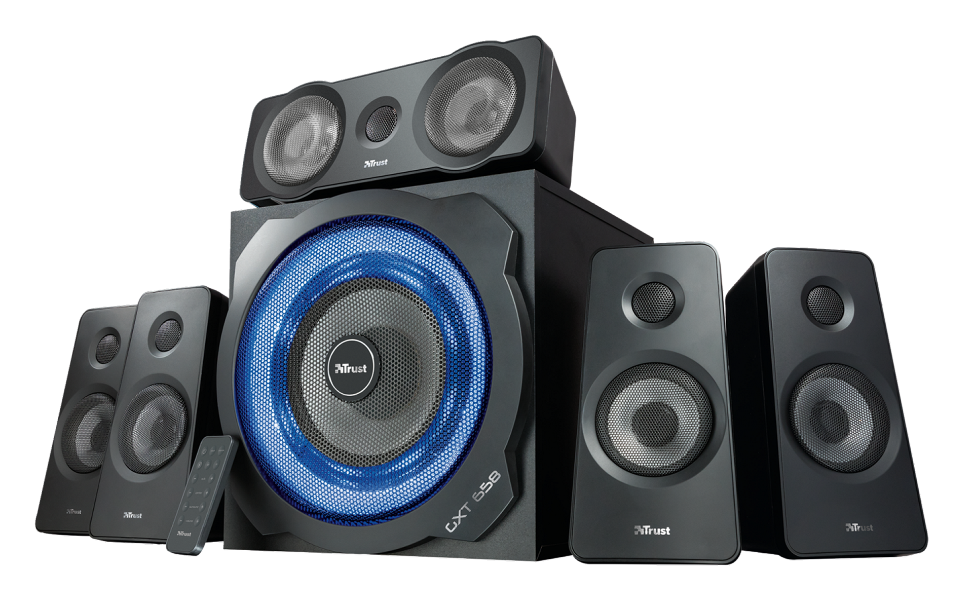 Altavoces 5.1 TRUST GXT 658 Tytan 5.1 (PC y Consolas - 180 W - Control de volumen)