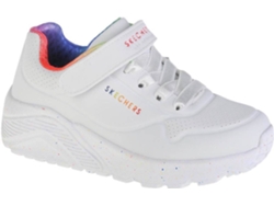 Zapatillas SKECHERS Uno Lite Rainbospecks Niña (36 - Blanco)