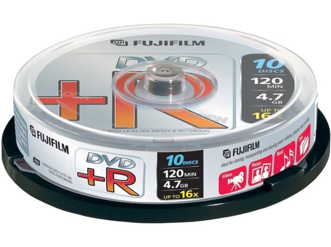 DVD en blanco FUJIFILM 47592