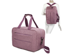 Maleta de Cabina RAYKONG Convertible En Mochila Ryanair Morado (40