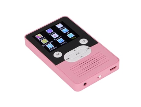 Reproductor MP3/MP4 Bluetooth SMANDY T9 1.8Inch HD calidad de sonido 8GB (Rosa