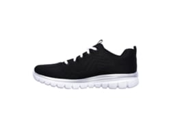 Zapatillas Skechers Graceful-Get Connected Negro/Blanco