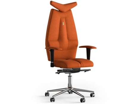 Silla de Oficina KULIK SYSTEM Tejido a Jato Azur (Laranja -130x50x50cm)