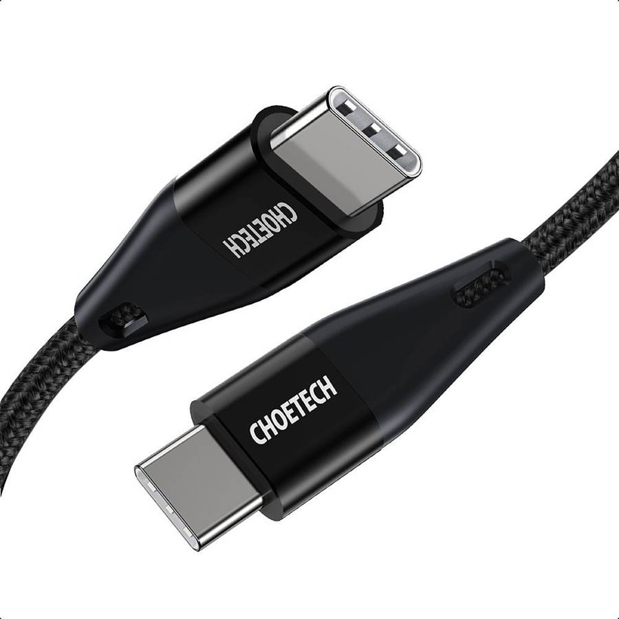 Cable CHOETECH Xcc-1003 (USB - USB - 2 m - Negro)