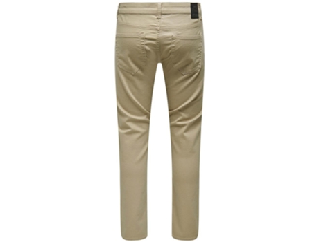 Pantalones de Hombre ONLY SONS Largo Beige (3332)