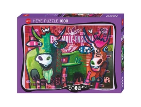 Puzzle 1000 Pcs Cool Striped Cows (14 años)