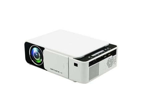 Mini Proyector T5 Suporte de Alta Definición USB/AV/HDMI/SCREENCAST