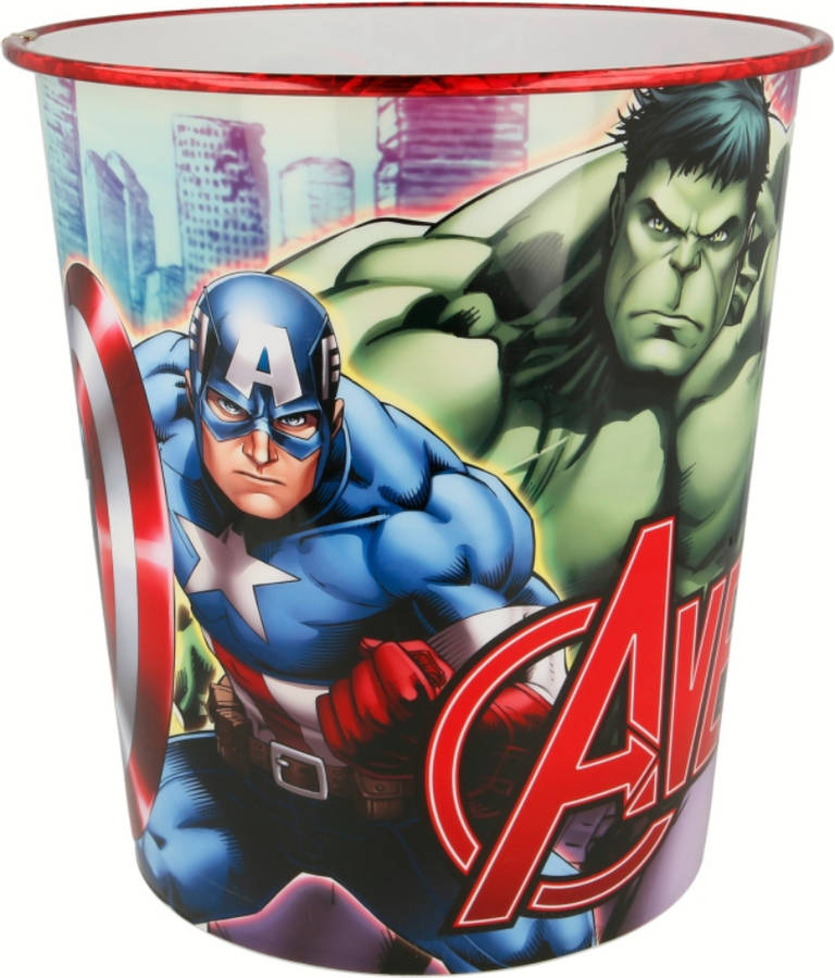 Cesta de Papel AVENGERS 62012 Blanco (22,5 x 21 x 21 cm)