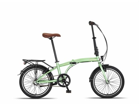 Bicicleta Plegable PACTO ELEVEN verde - 3 marchas Shimano Nexus - frenos de llanta