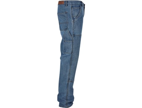 Pantalones de Vaquero de Hombre URBAN CLASSICS Forrados La Rodilla Azul (36)