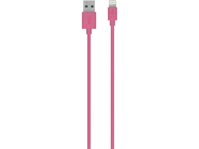 Cable BELKIN MIXIT. USB/Lightning. 1.2 m USB A Lightning Rosa 1.2 m