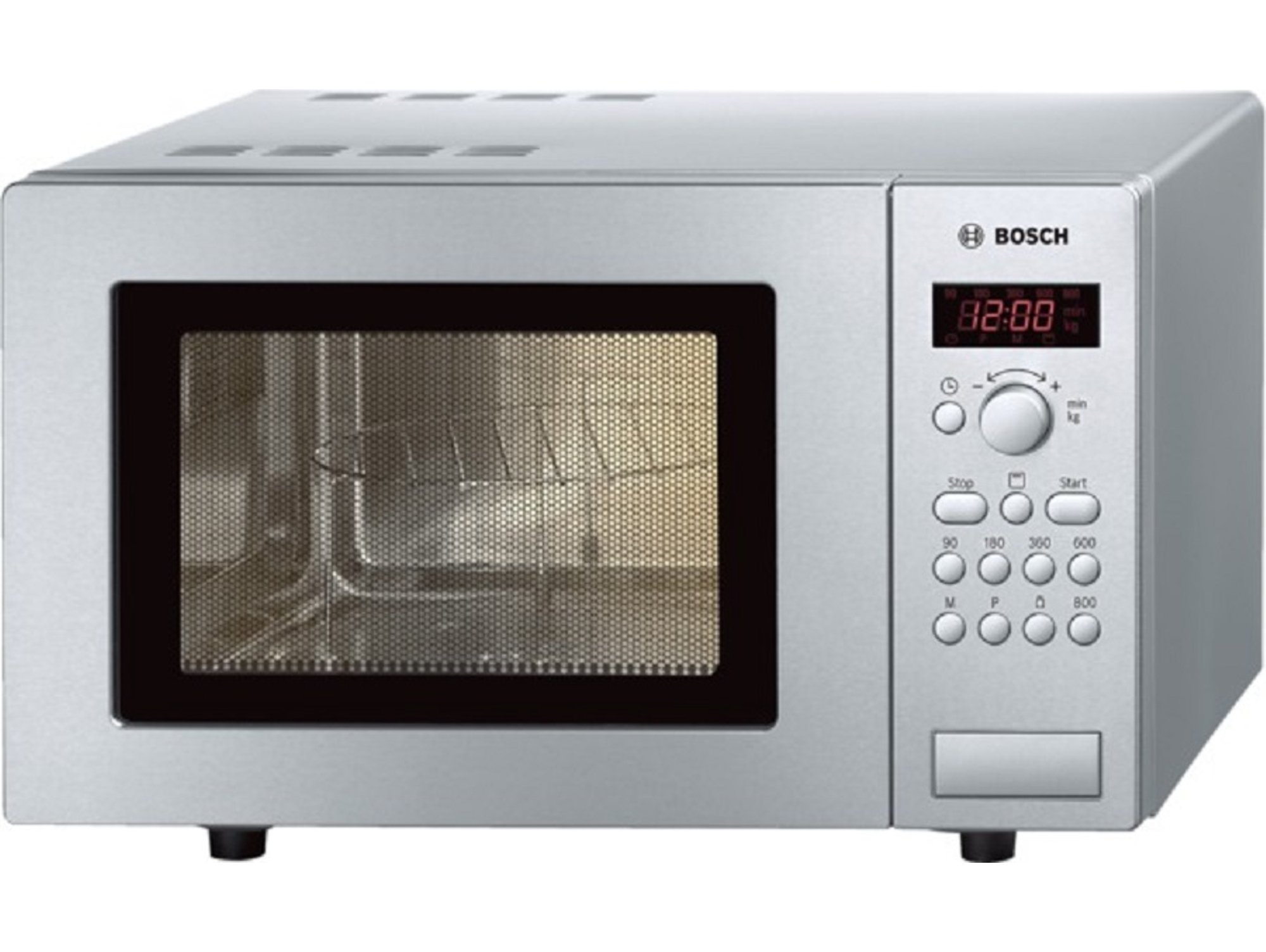 Microondas BOSCH HMT75G451 (17 L - Con grill - Inox)