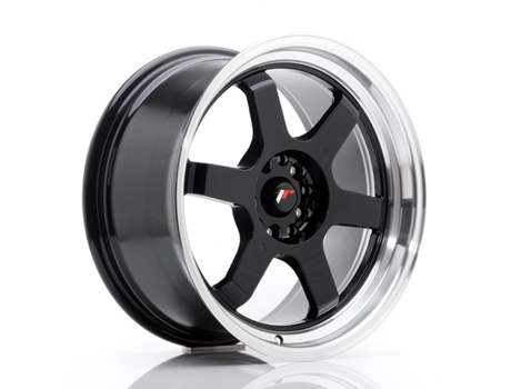 Llanta Japan Racing Jr12 18X9 Et 25 5X114,3 5X120 Cb 74,1 Negro