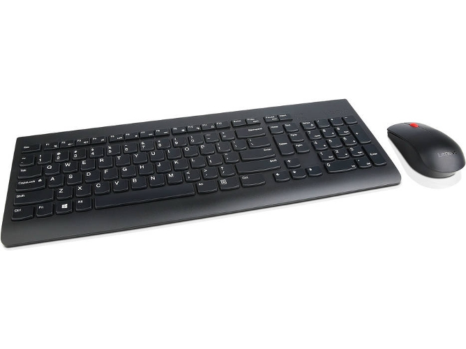 Teclado LENOVO 4X30M39458 (Inalámbrico - Idioma US - Negro)