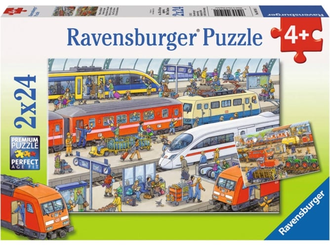 Puzzle RAVENSBURGUER Trens (24 Piezas)