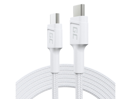 Cable Usb Gen GREEN CELL Blanco