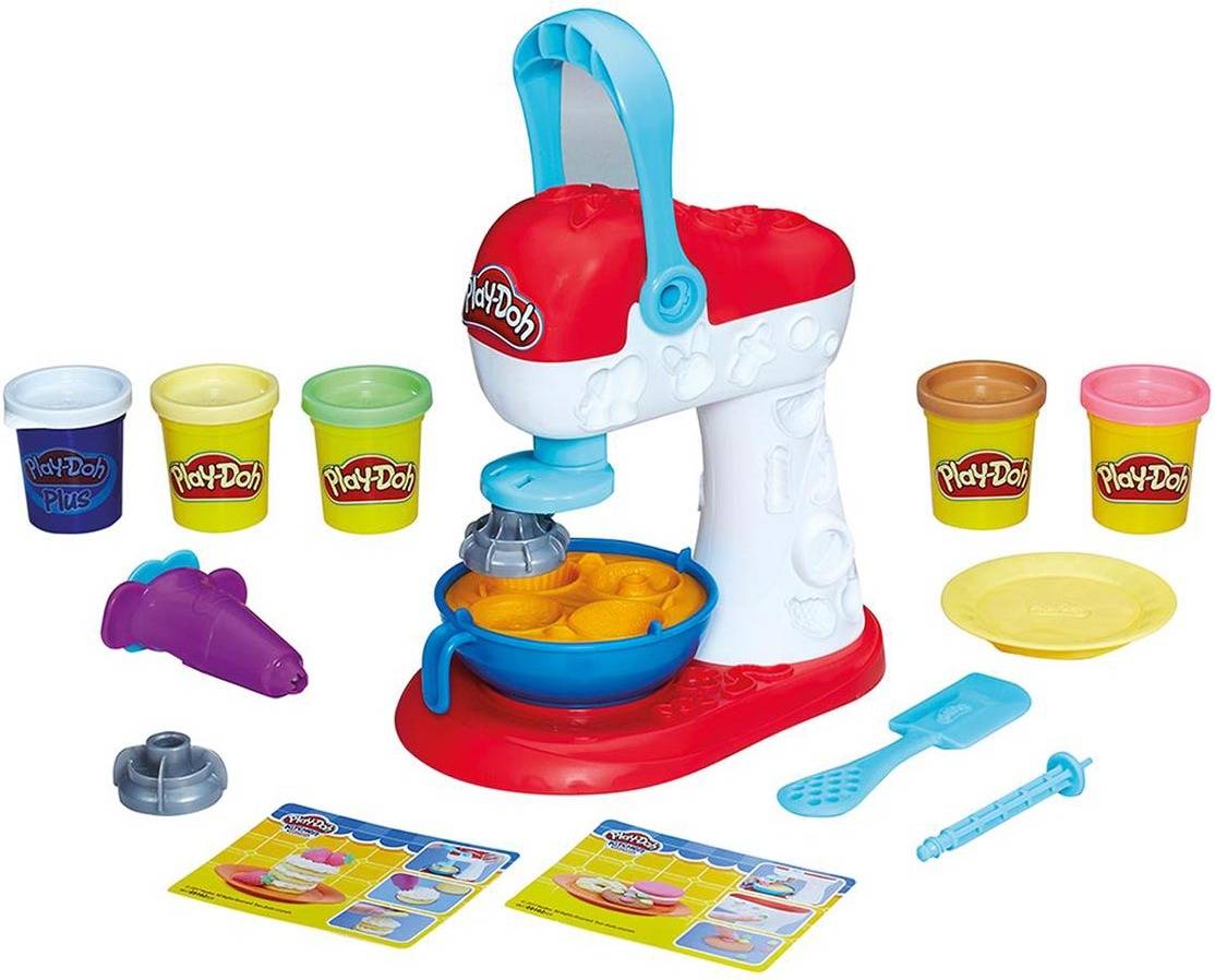 Batidora De Postres playdoh plastilina hasbro creations spinning treats mixer muticolor edad 3